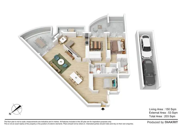 Floorplan of Homely apartment listing, 2/6-12 Pacific Street, Manly NSW 2095