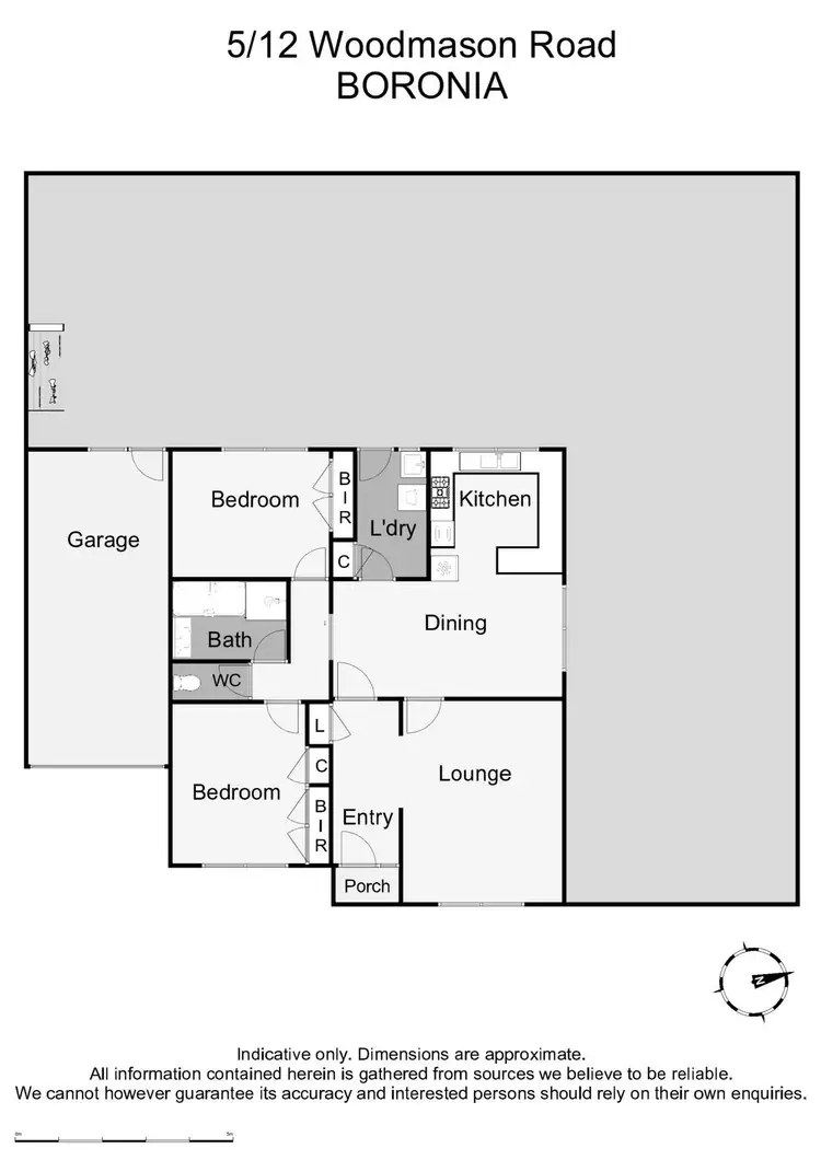 Floorplan of Homely unit listing, 5/12 Woodmason Road, Boronia VIC 3155