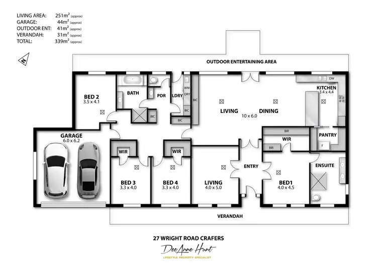 Floorplan of Homely house listing, 27 Wright Road, Crafers SA 5152