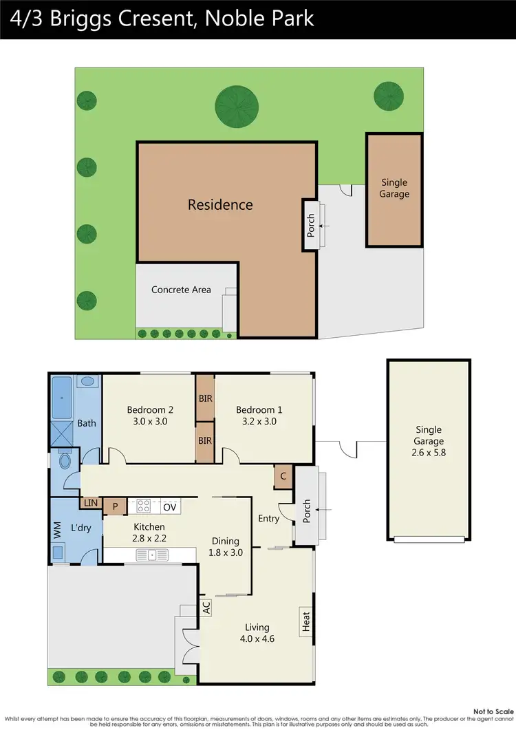 Floorplan of Homely unit listing, 4/3 Briggs Crescent, Noble Park VIC 3174