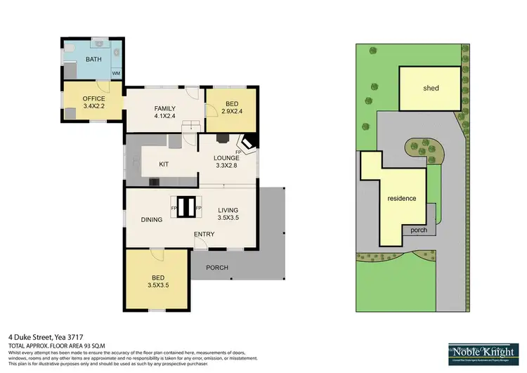 Floorplan of Homely house listing, 4 Duke Street, Yea VIC 3717
