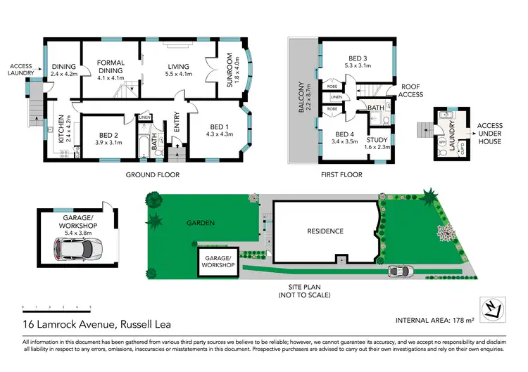 Floorplan of Homely house listing, 16 Lamrock Avenue, Russell Lea NSW 2046