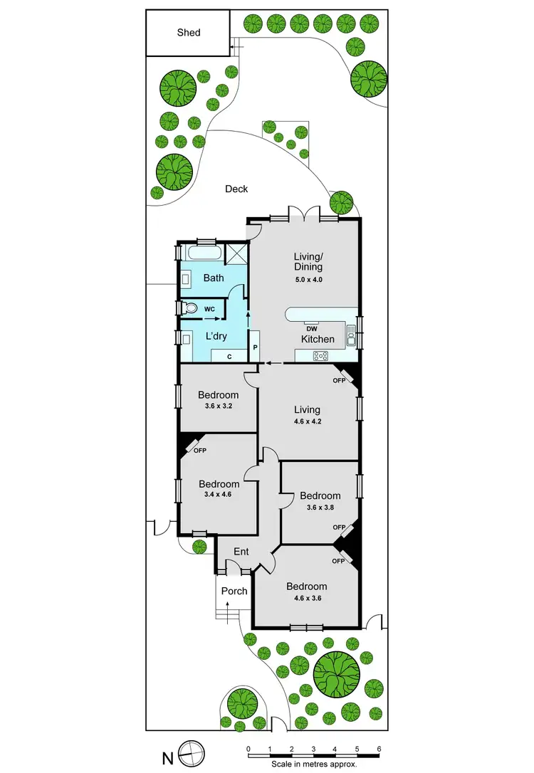 Floorplan of Homely house listing, 18 Downing Street, Oakleigh VIC 3166