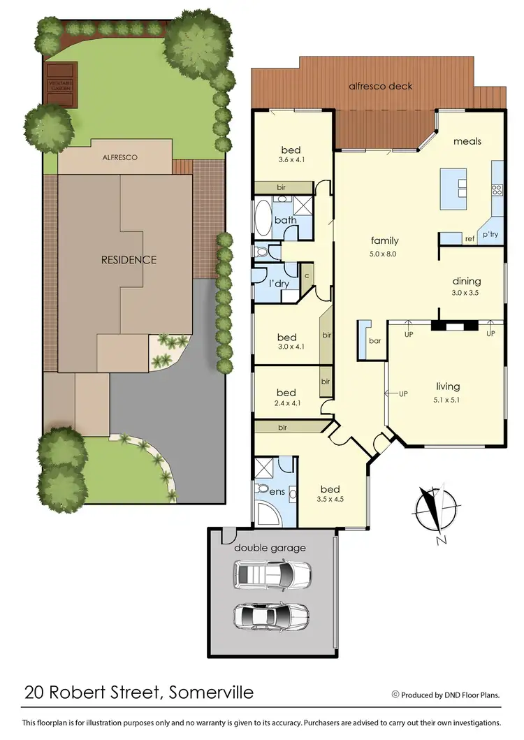 Floorplan of Homely house listing, 20 Robert Street, Somerville VIC 3912