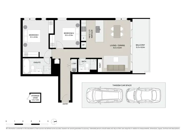 Floorplan of Homely apartment listing, 947/1 Finch Drive, Eastgardens NSW 2036