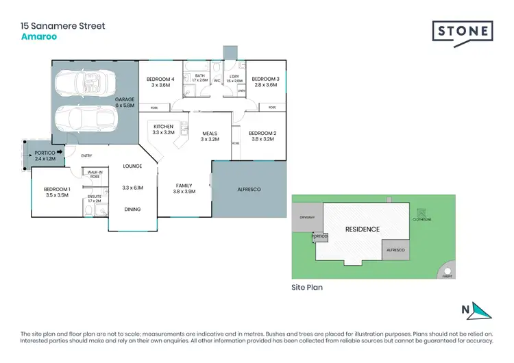 Floorplan of Homely house listing, 15 Sanamere Street, Amaroo ACT 2914