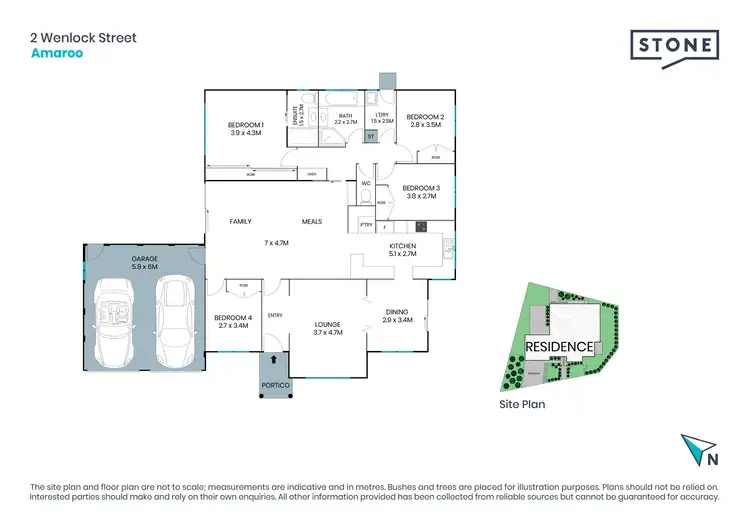 Floorplan of Homely house listing, 2 Wenlock Street, Amaroo ACT 2914