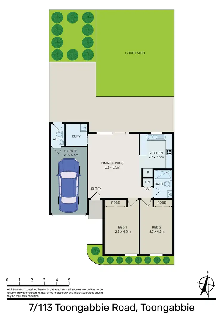 Floorplan of Homely villa listing, 7/113 Toongabbie Road, Toongabbie NSW 2146
