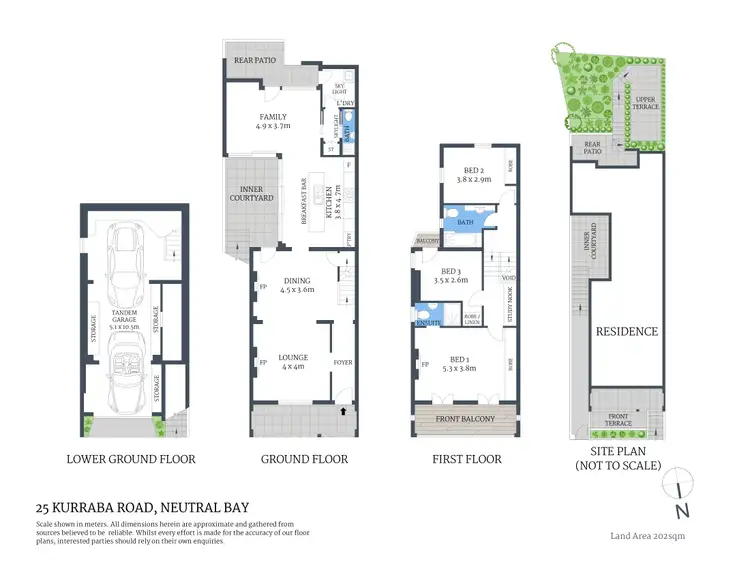 Floorplan of Homely house listing, 25 Kurraba Road, Neutral Bay NSW 2089