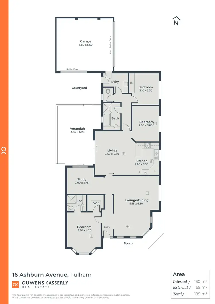 Floorplan of Homely house listing, 16 Ashburn Avenue, Fulham SA 5024