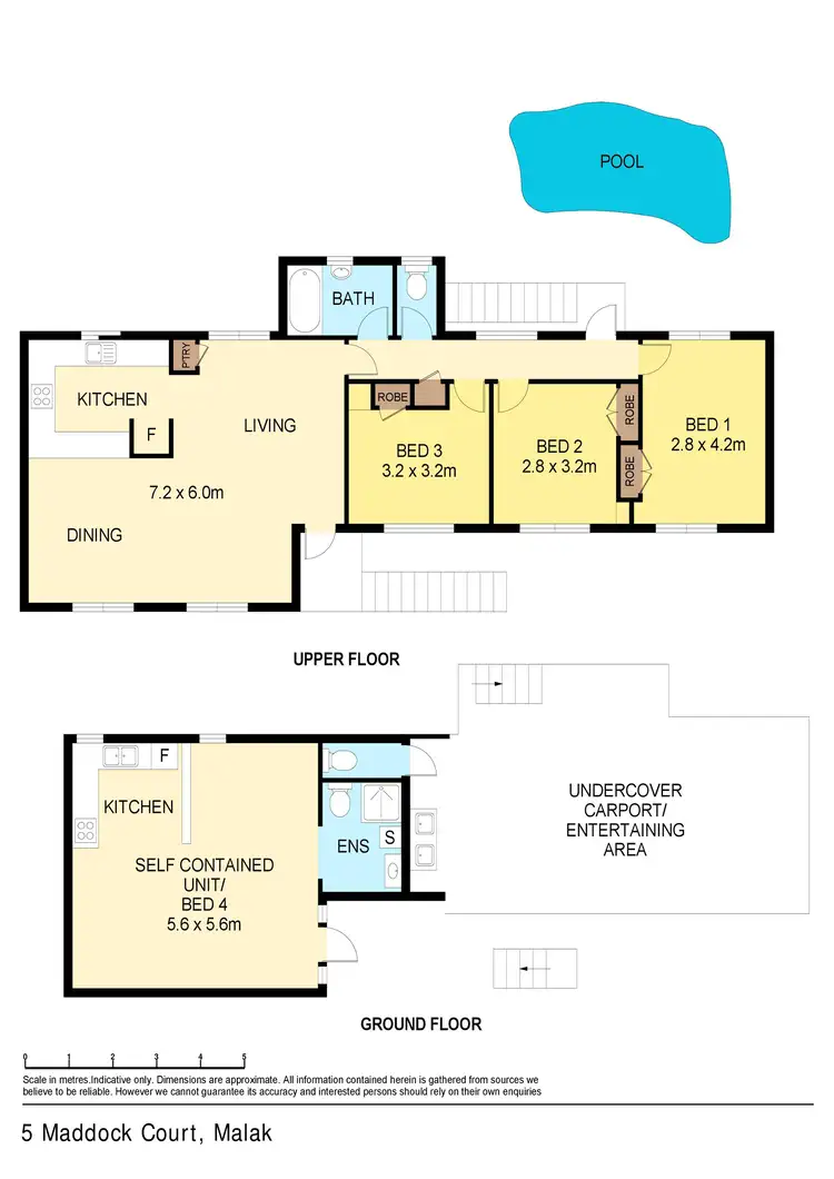 Floorplan of Homely house listing, 5 Maddock Court, Malak NT 812