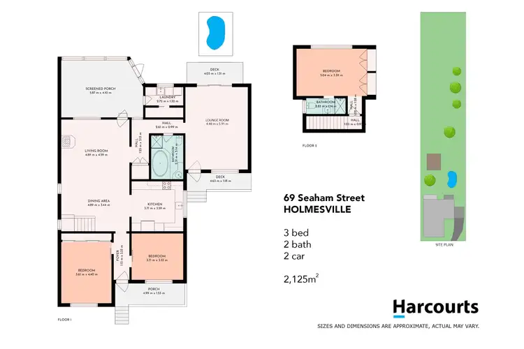 Floorplan of Homely house listing, 69 Seaham Street, Holmesville NSW 2286