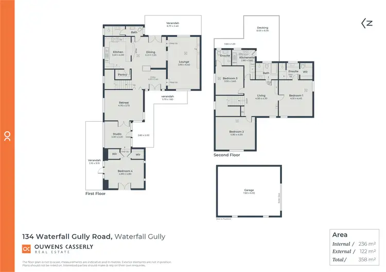 Floorplan of Homely house listing, 134 Waterfall Gully Road, Waterfall Gully SA 5066