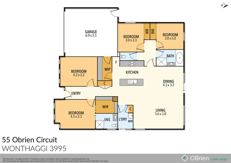 Floorplan of Homely house listing, 55 O'Brien Circuit, Wonthaggi VIC 3995