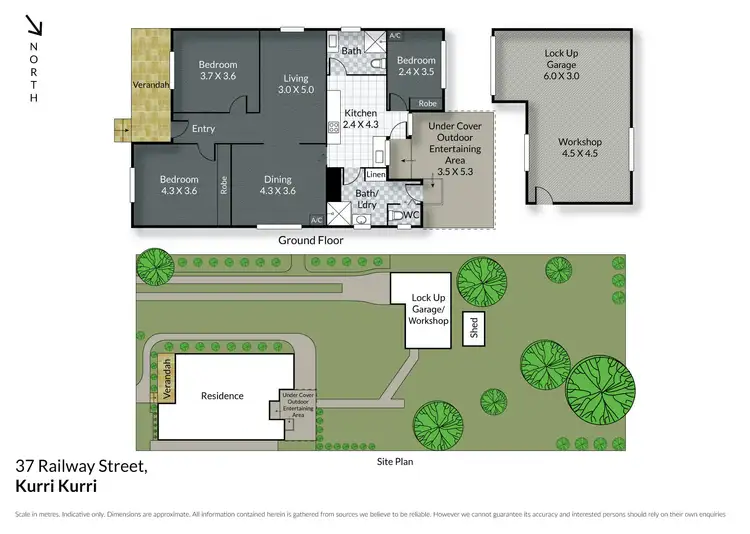 Floorplan of Homely house listing, 37 Railway Street, Kurri Kurri NSW 2327