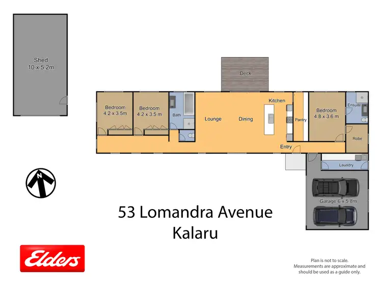 Floorplan of Homely house listing, 53 Lomandra Avenue, Kalaru NSW 2550