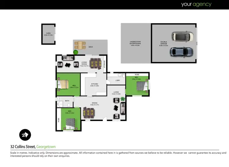 Floorplan of Homely house listing, 32 Collins Street, Georgetown NSW 2298