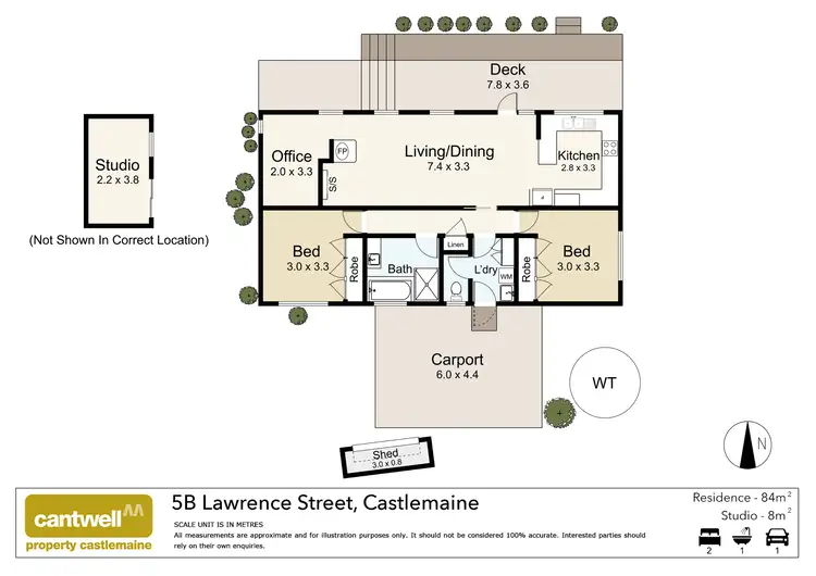 Floorplan of Homely house listing, 5B Lawrence Street, Castlemaine VIC 3450