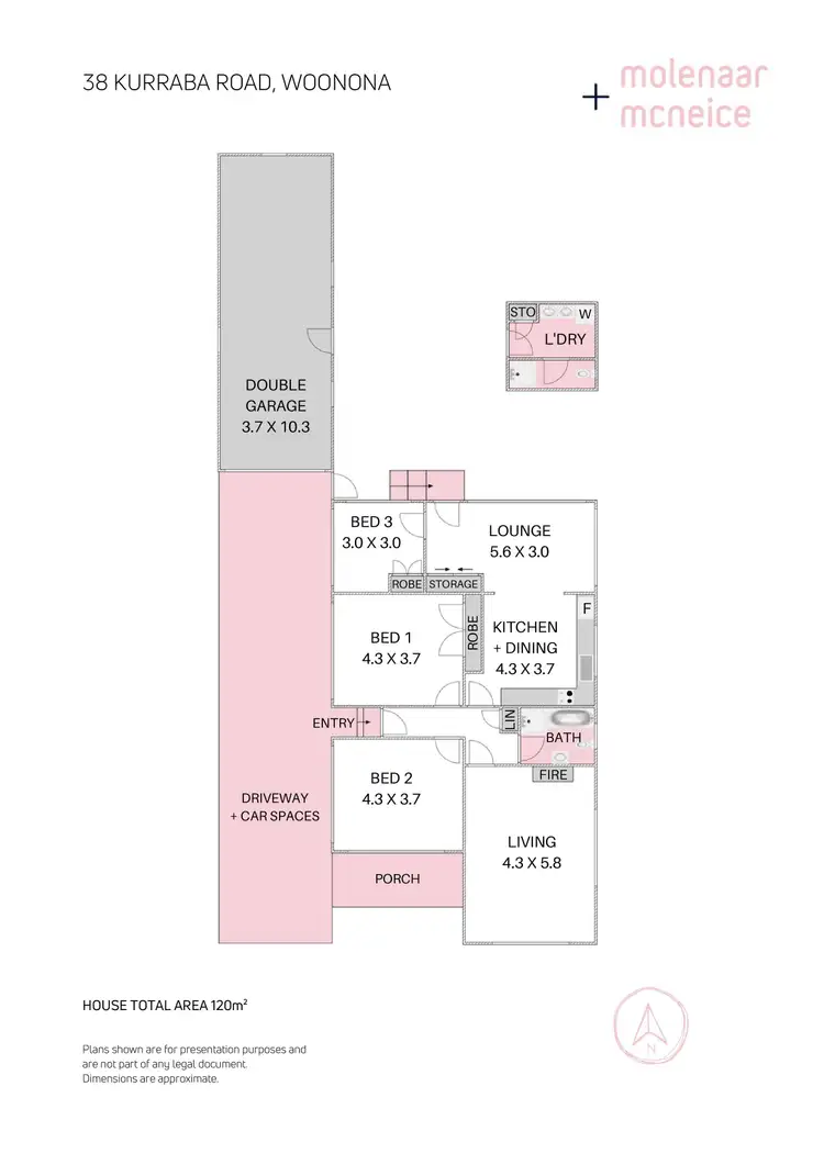 Floorplan of Homely house listing, 38 Kurraba Road, Woonona NSW 2517