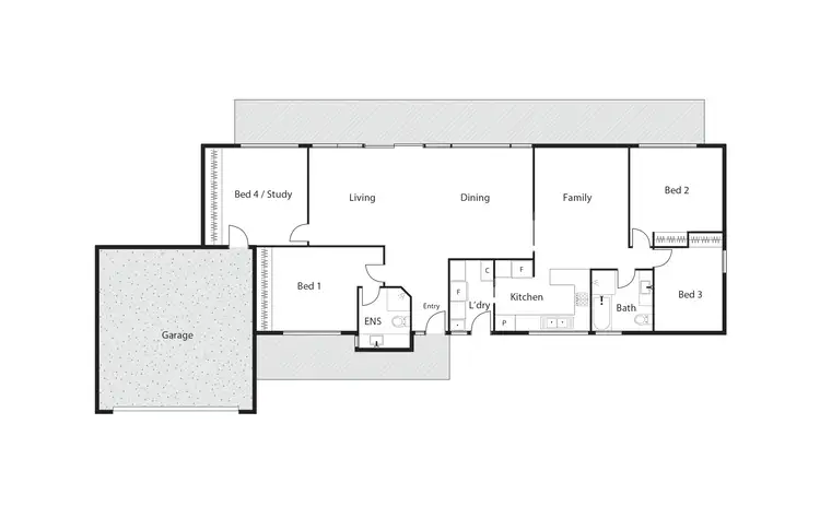 Floorplan of Homely townhouse listing, 1/72 Shackleton Circuit, Mawson ACT 2607