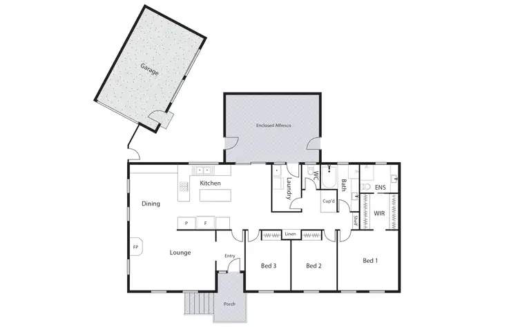 Floorplan of Homely house listing, 18 Cuthbert Circuit, Wanniassa ACT 2903