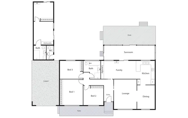Floorplan of Homely house listing, 42 Severne Crescent, Kambah ACT 2902