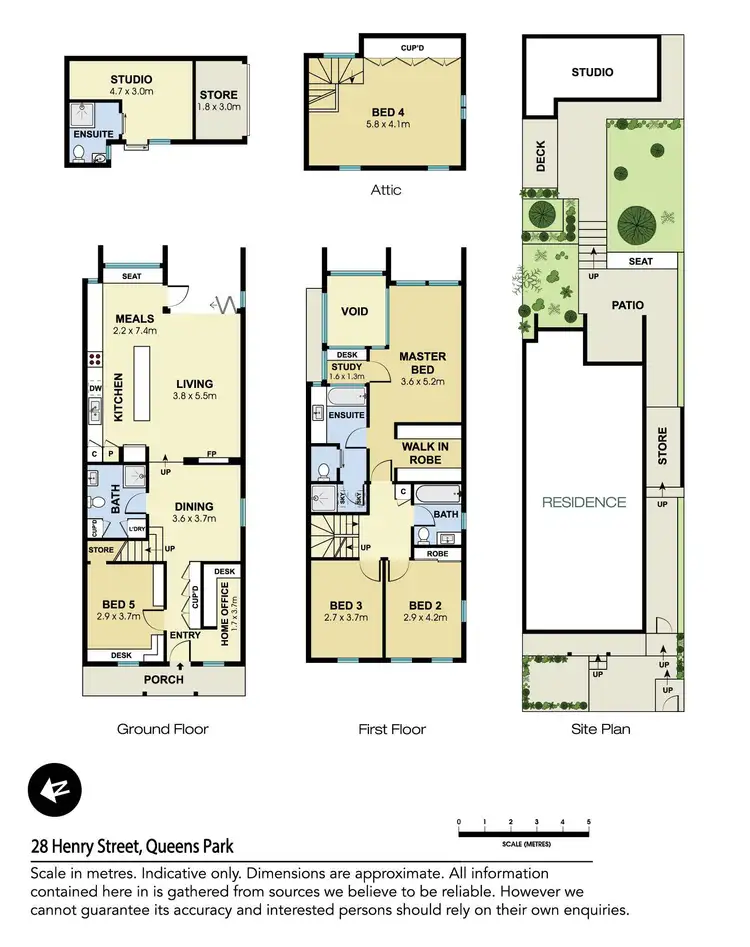 Floorplan of Homely house listing, 28 Henry Street, Queens Park NSW 2022