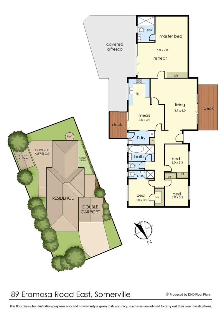 Floorplan of Homely house listing, 89 Eramosa Road East, Somerville VIC 3912