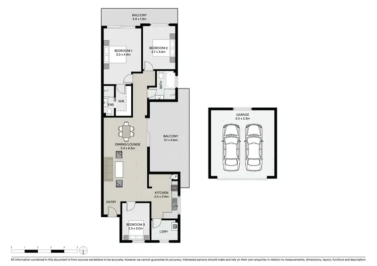 Floorplan of Homely unit listing, 5/18 Early Street, Parramatta NSW 2150