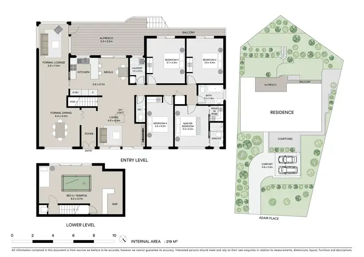 Floorplan of Homely house listing, 3 Adair Place, Killara NSW 2071