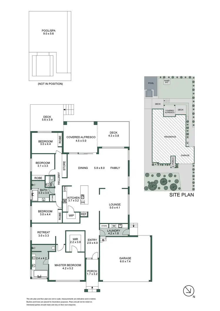 Floorplan of Homely house listing, 8 Alexander Parade, Mccrae VIC 3938