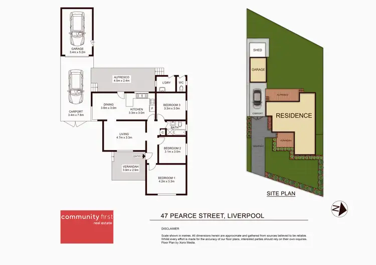 Floorplan of Homely house listing, 47 Pearce Street, Liverpool NSW 2170