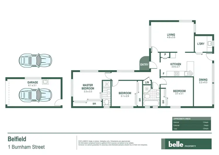 Floorplan of Homely house listing, 1 Burnham Street, Belfield NSW 2191