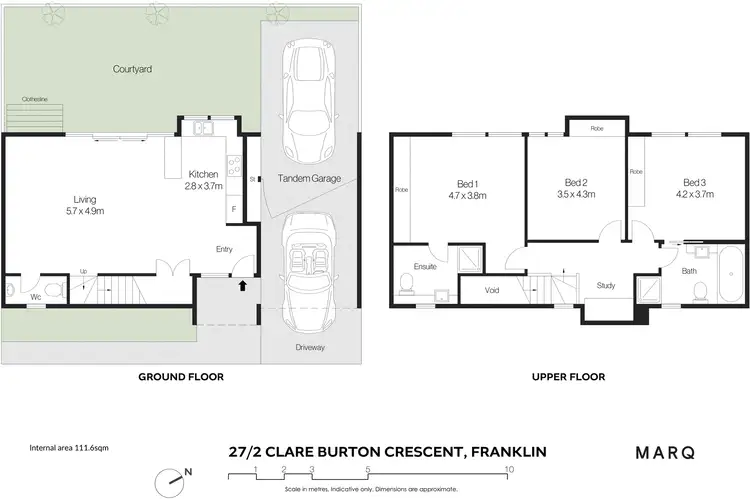Floorplan of Homely house listing, 27/2 Clare Burton Crescent, Franklin ACT 2913