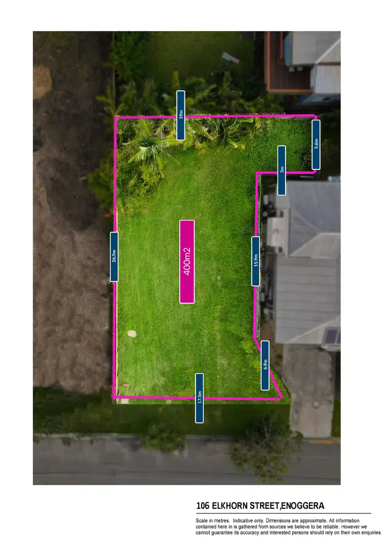 Floorplan of Homely land listing, 106 Elkhorn Street, Enoggera QLD 4051