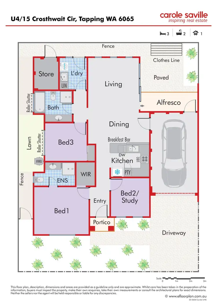 Floorplan of Homely house listing, 4/15 Crosthwaite Circle, Tapping WA 6065