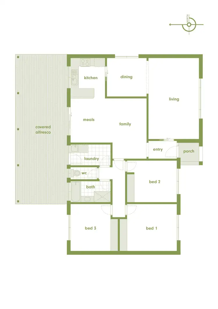 Floorplan of Homely house listing, 26 Forwood Street, Monash ACT 2904