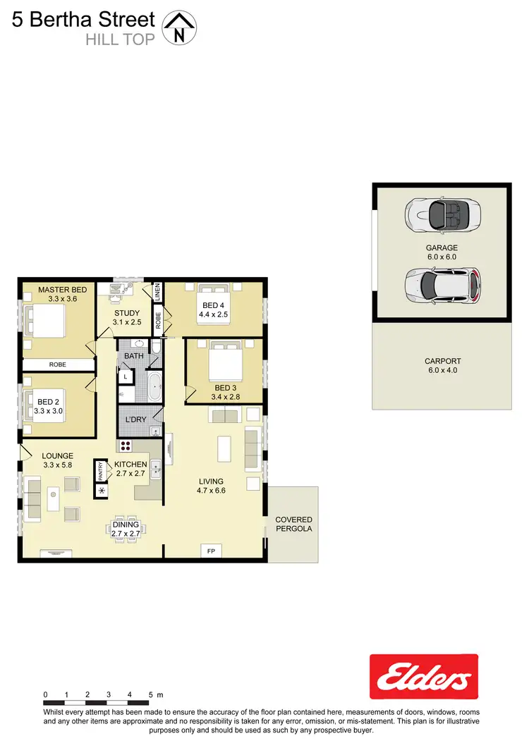Floorplan of Homely house listing, 5 Bertha Street, Hill Top NSW 2575