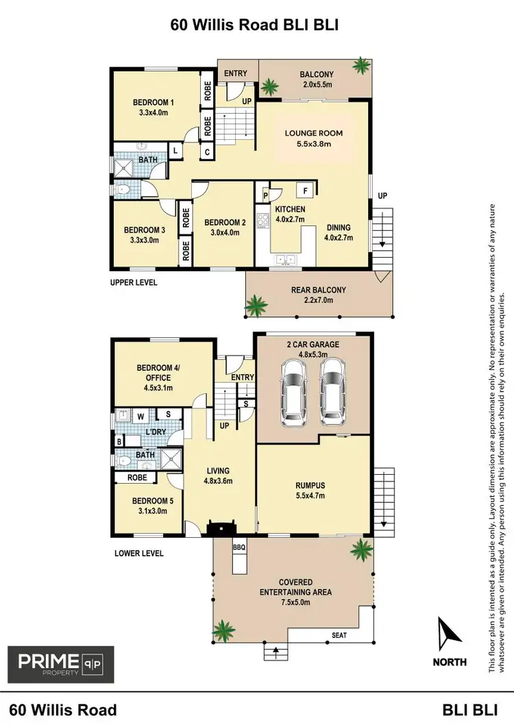 Floorplan of Homely house listing, 60 Willis Road, Bli Bli QLD 4560