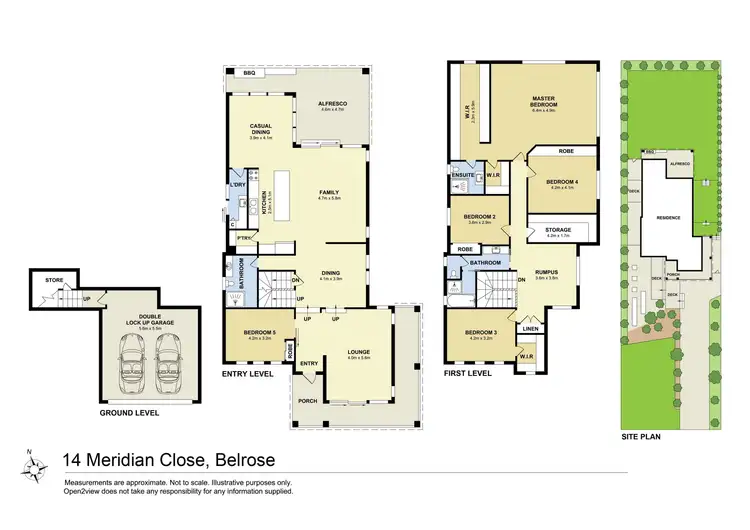 Floorplan of Homely house listing, 14 Meridian Close, Belrose NSW 2085