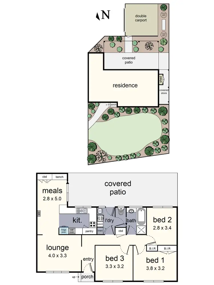 Floorplan of Homely house listing, 12 Parklands Avenue, Chirnside Park VIC 3116