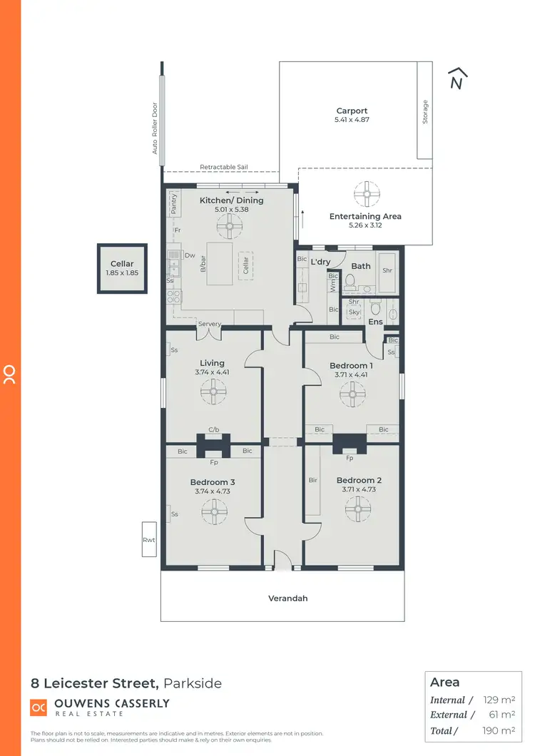 Floorplan of Homely house listing, 8 Leicester Street, Parkside SA 5063