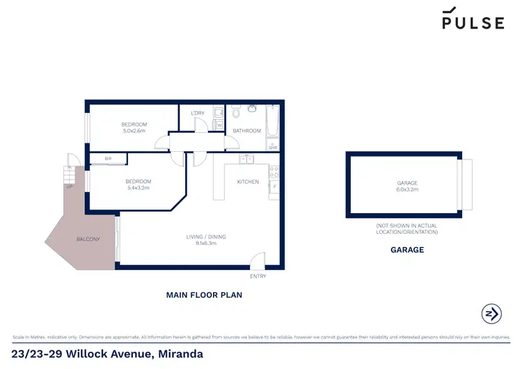 Floorplan of Homely apartment listing, 23/23-29 Willock Avenue, Miranda NSW 2228