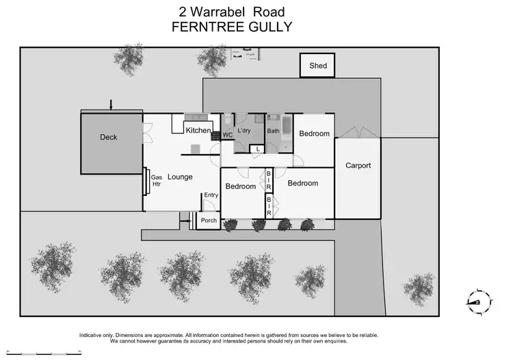 Floorplan of Homely house listing, 2 Warrabel Road, Ferntree Gully VIC 3156