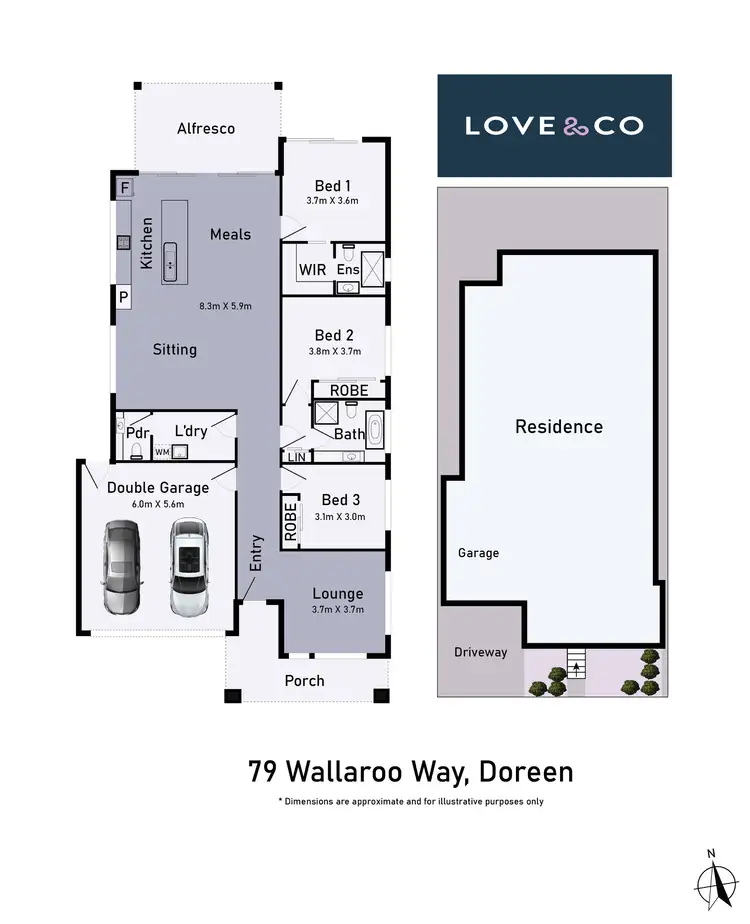 Floorplan of Homely house listing, 79 Wallaroo Way, Doreen VIC 3754