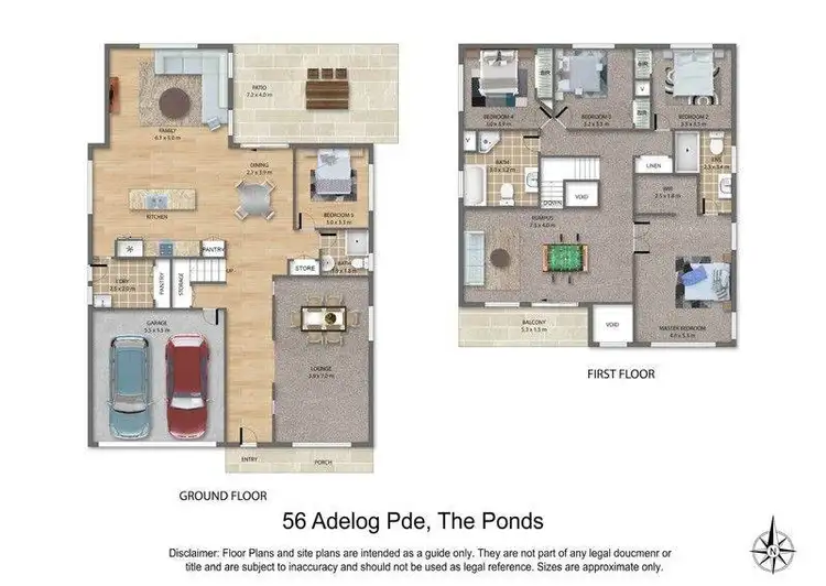 Floorplan of Homely house listing, 56 Adelong Parade, The Ponds NSW 2769