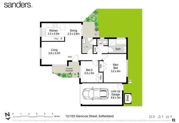 Floorplan of Homely villa listing, 13/103-105 Glencoe Street, Sutherland NSW 2232