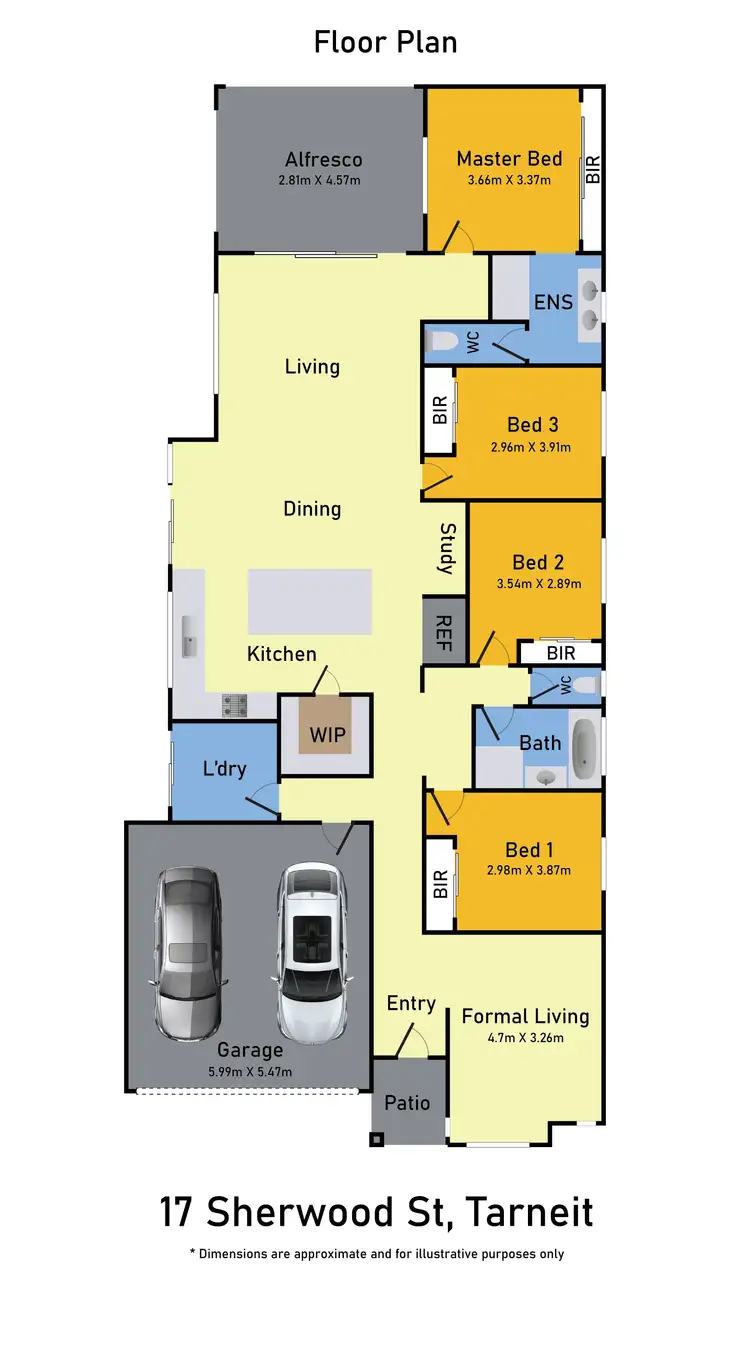 Floorplan of Homely house listing, 17 Sherwood Street, Tarneit VIC 3029