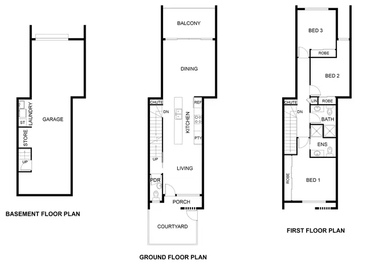 Floorplan of Homely townhouse listing, 60B McMichael Terrace, Denman Prospect ACT 2611