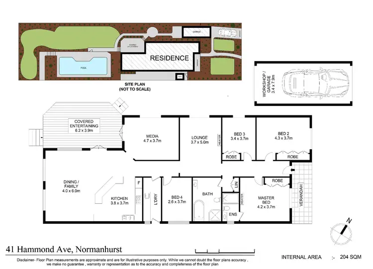 Floorplan of Homely house listing, 41 Hammond Avenue, Normanhurst NSW 2076